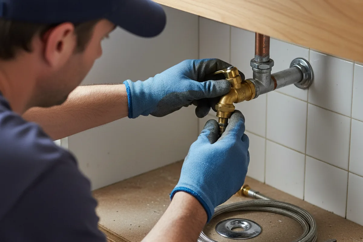 Shutoff valve and fitting work during Faucet and Fixture Repair in Port Sanilac